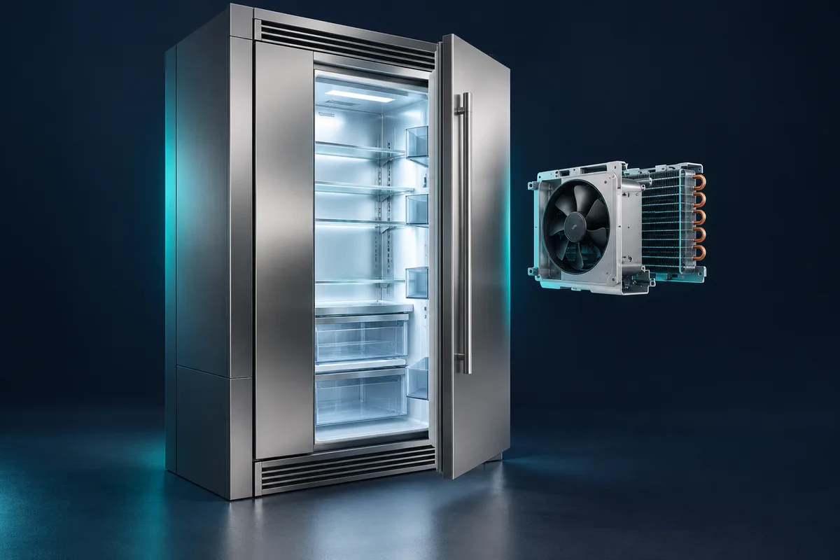 Illustrative refrigeration service scene; not a photograph of an Epic Star job